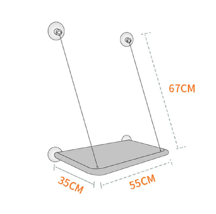 Petora99 Window-Mounted Cat Hammock — Sunny Perch Bed