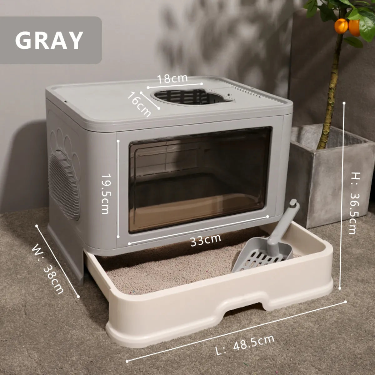 Petora99 Compact Odor-Proof Litter Box — Built for Small Spaces