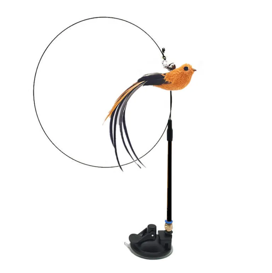 Petora99 Feather Teaser Wand — Interactive Chase & Exercise Toy