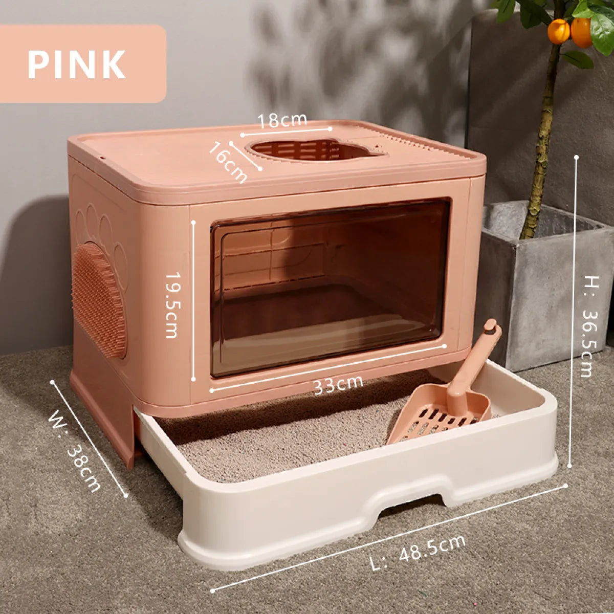 Petora99 Compact Odor-Proof Litter Box — Built for Small Spaces