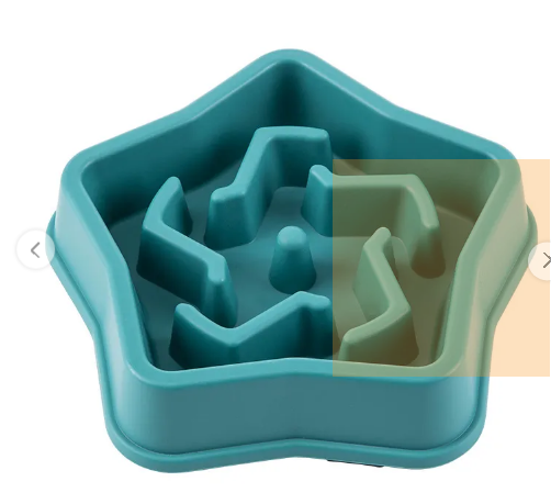 Petora99 Slow Feed Anti-Gulp Bowl — Star Design for Healthy Eating