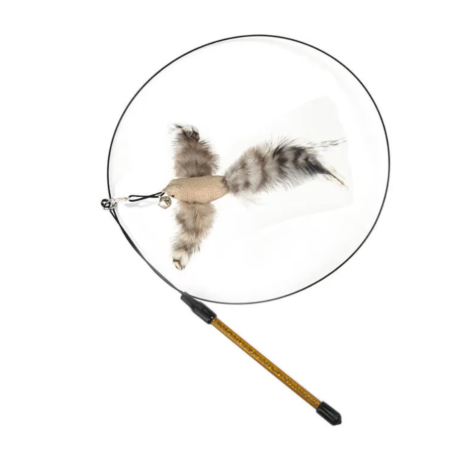 Petora99 Feather Teaser Wand — Interactive Chase & Exercise Toy