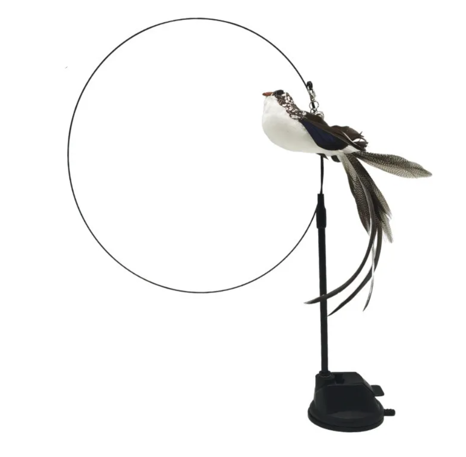 Petora99 Feather Teaser Wand — Interactive Chase & Exercise Toy