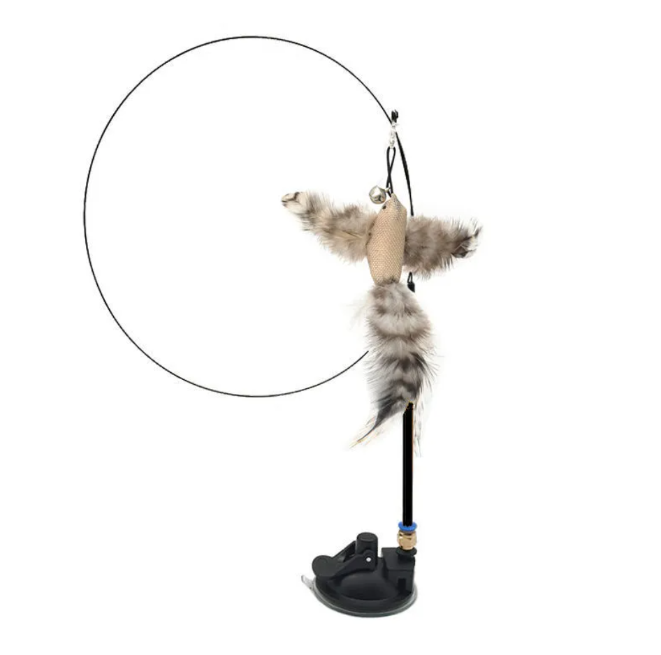 Petora99 Feather Teaser Wand — Interactive Chase & Exercise Toy
