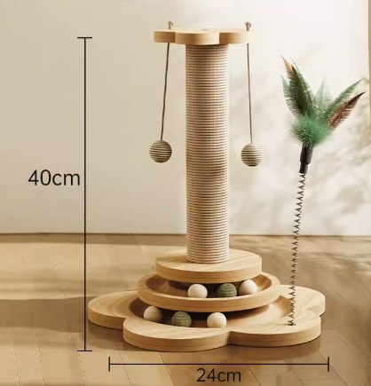 Petora99 Durable Cat Scratching Post — Sisal Ball Play Tower
