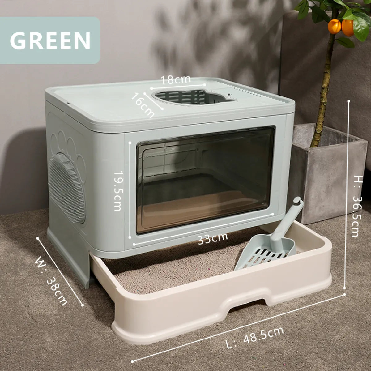 Petora99 Compact Odor-Proof Litter Box — Built for Small Spaces