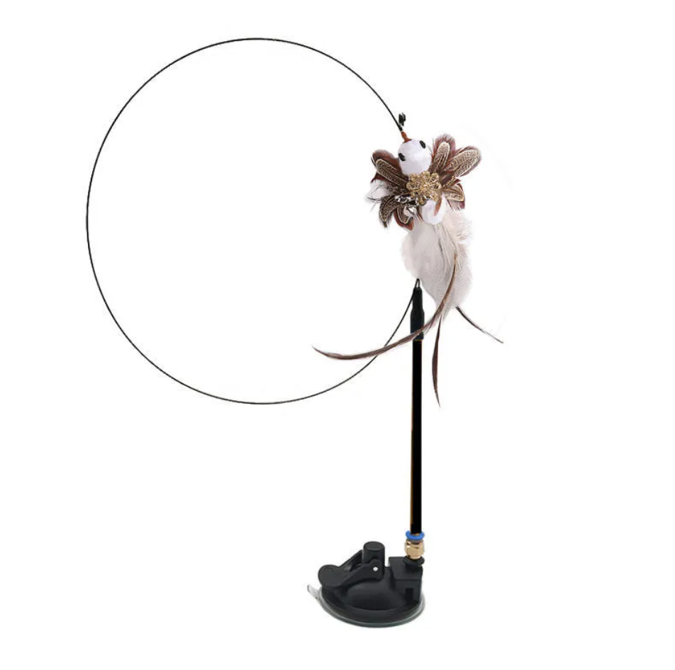 Petora99 Feather Teaser Wand — Interactive Chase & Exercise Toy