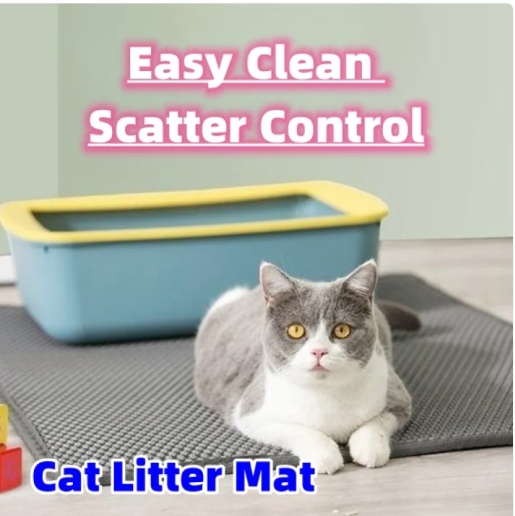 Petora99 Honeycomb Cat Litter Trapping Mat — Easy-Clean Scatter Control