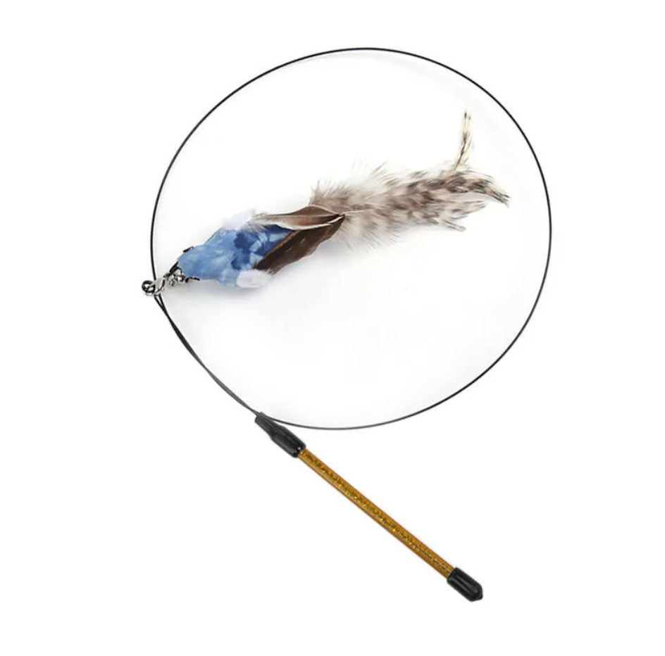 Petora99 Feather Teaser Wand — Interactive Chase & Exercise Toy