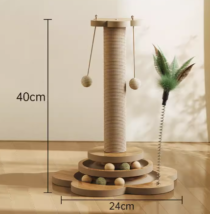 Petora99 Durable Cat Scratching Post — Sisal Ball Play Tower