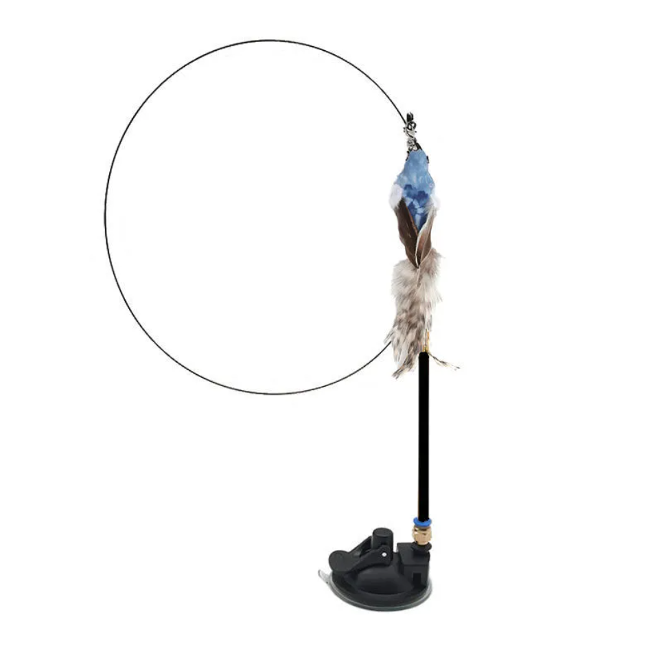 Petora99 Feather Teaser Wand — Interactive Chase & Exercise Toy
