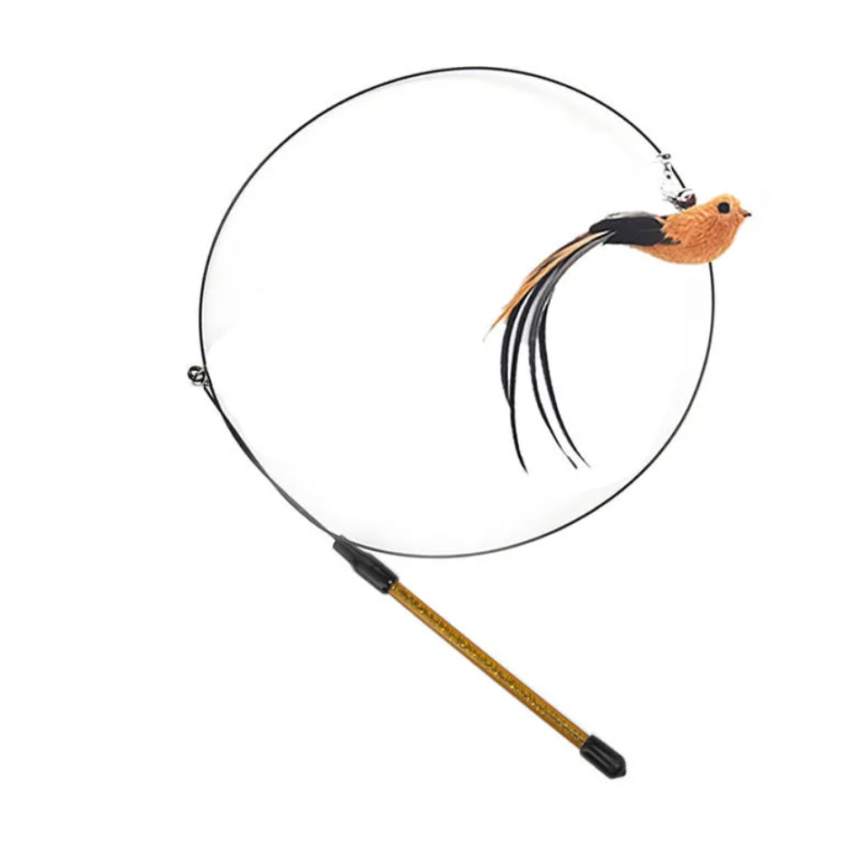 Petora99 Feather Teaser Wand — Interactive Chase & Exercise Toy