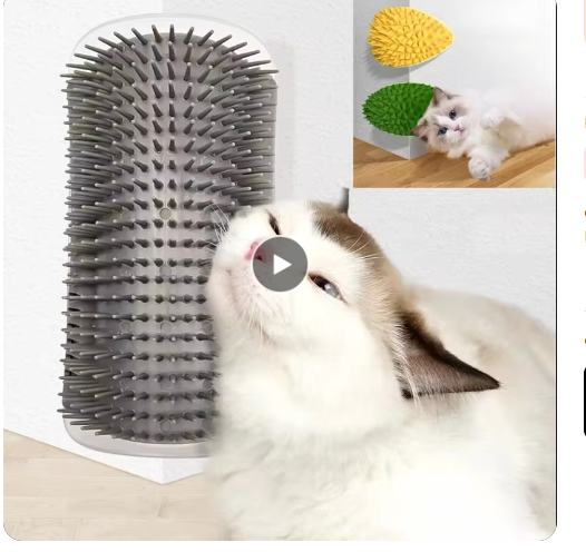 Petora99 Corner Wall Cat Scratcher — Self-Grooming Massage Post