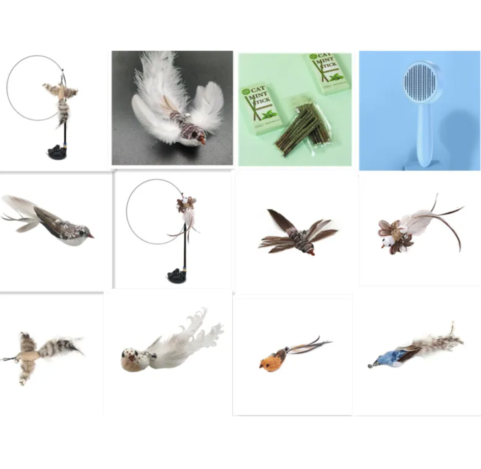 Petora99 Feather Teaser Wand — Interactive Chase & Exercise Toy