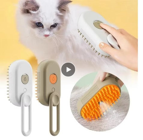 Petora99 Steam Cleaning Cat Brush — Gentle Grooming & Massage