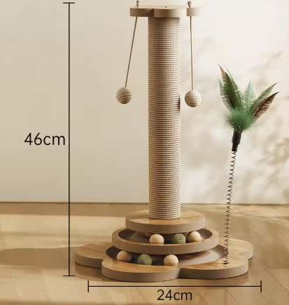 Petora99 Durable Cat Scratching Post — Sisal Ball Play Tower