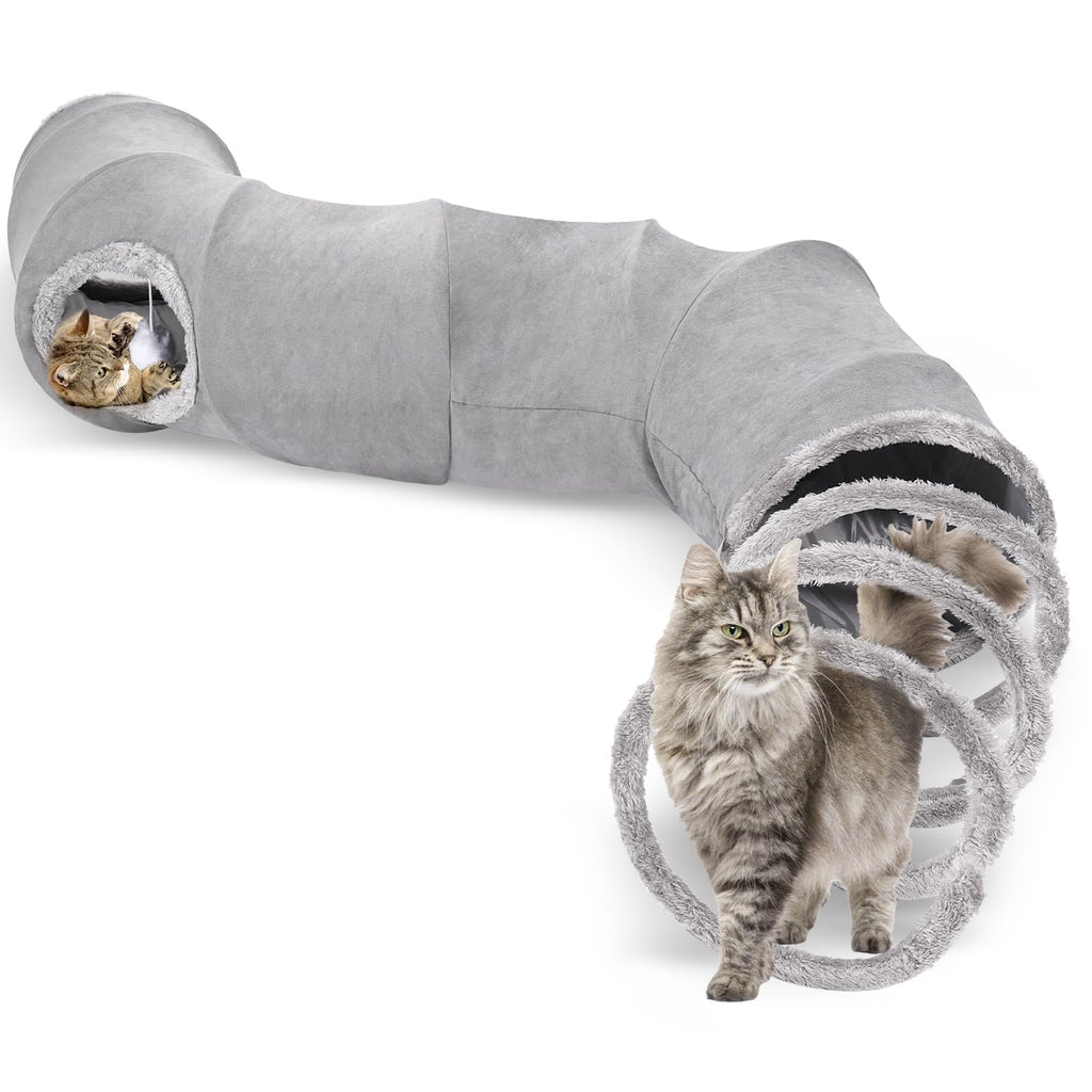 Petora99 Collapsible Cat Play Tunnel — Interactive S-Shape Toy