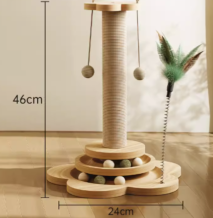 Petora99 Durable Cat Scratching Post — Sisal Ball Play Tower
