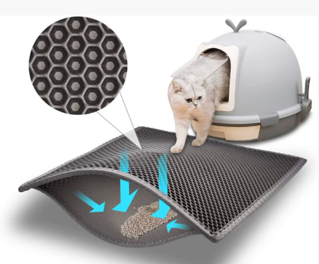 Petora99 Honeycomb Cat Litter Trapping Mat — Easy-Clean Scatter Control